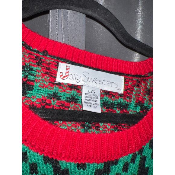 Ugly Christmas Sweater Xmas Size Large - Picture 2 of 3